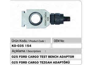 025 Ford Cargo Tezgah Adaptörü